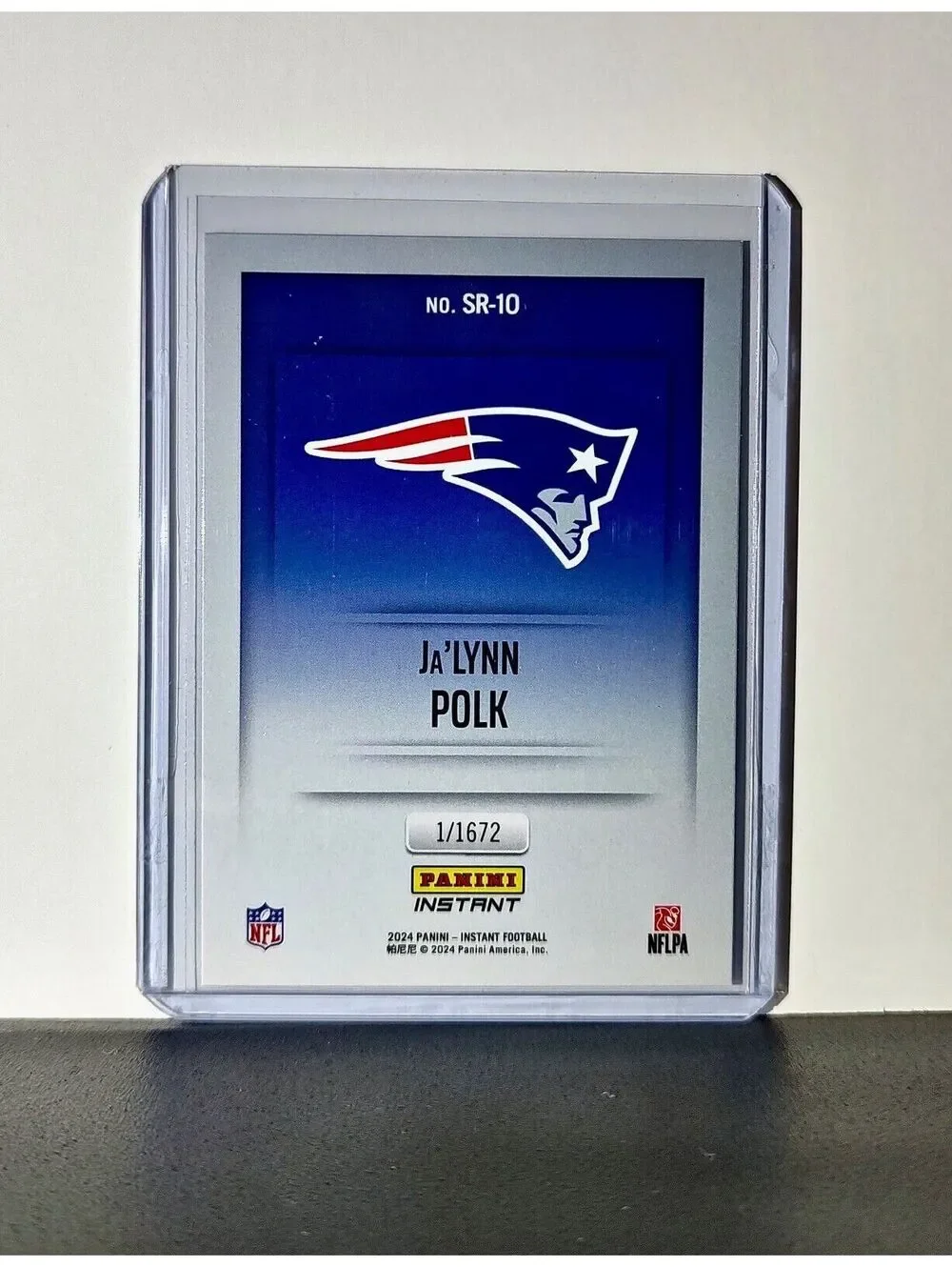 Ja'Lynn Polk 2024 Panini NFL Studio Rookies #10 Card New England Patriots 1/1672